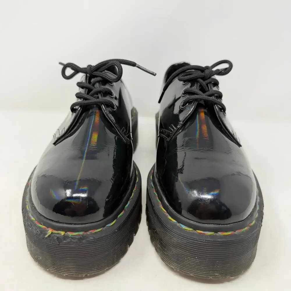 Dr. Martens 1461 Quad Rainbow Platform Shoe W-9 / M-8